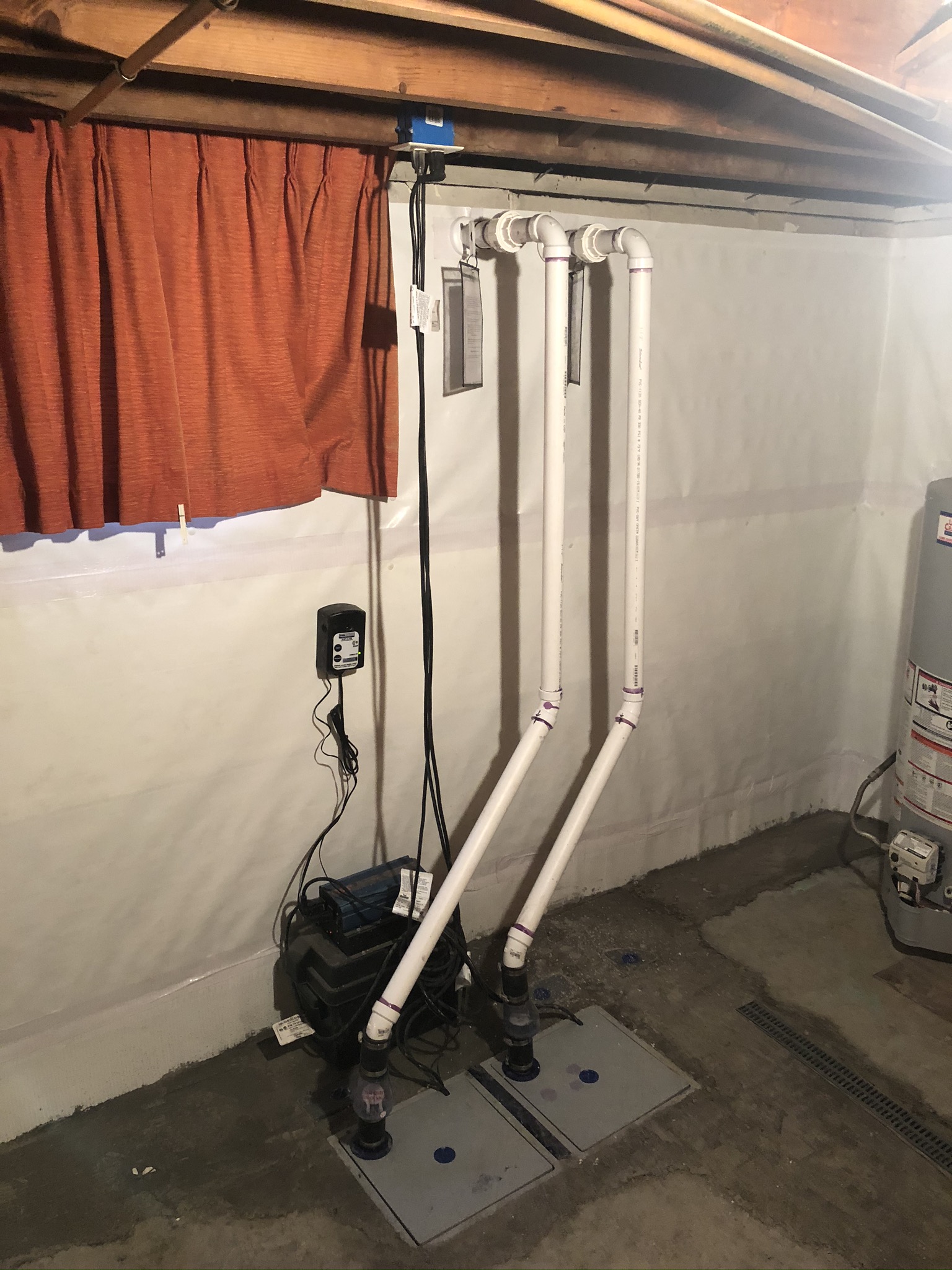 Double Sump Pump with backup battery